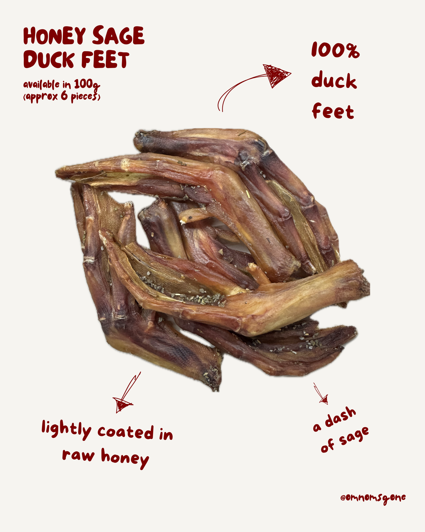 HONEY SAGE DUCK FEET