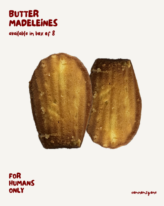 [FOR HUMANS ONLY] BUTTER MADELEINES
