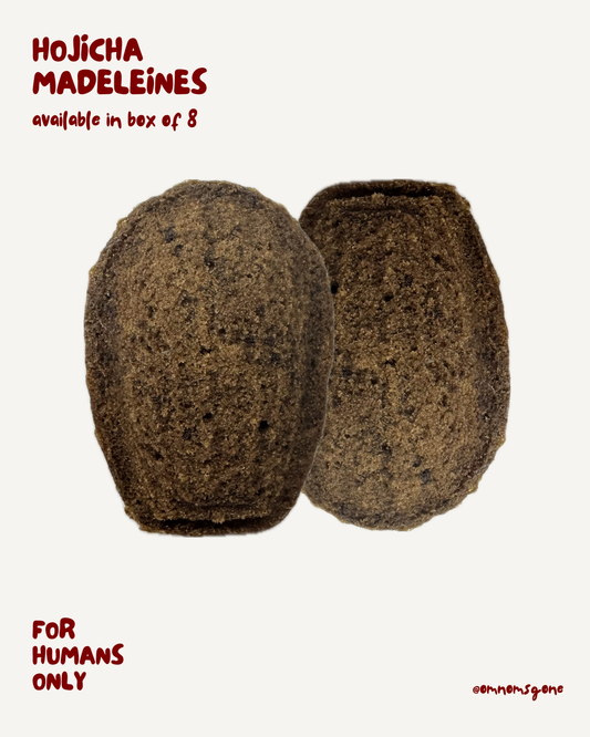 [FOR HUMANS ONLY] HOJICHA MADELEINES